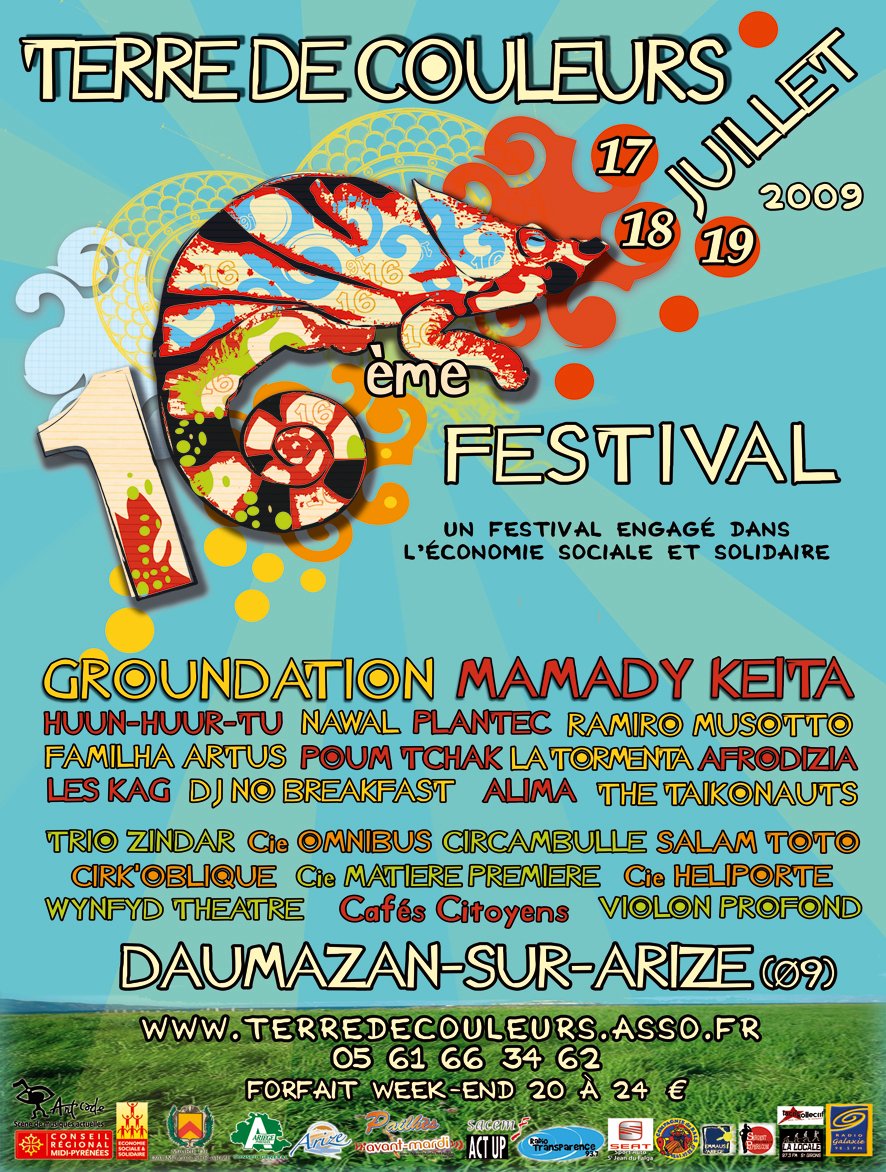 Festival Terre de Couleurs &agrave; Daumazan sur Arize